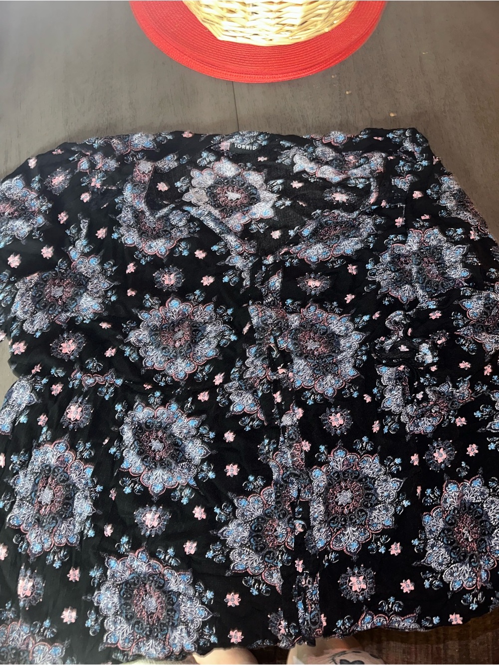 Women’s  Black Paisley-Print Shirt - torrid